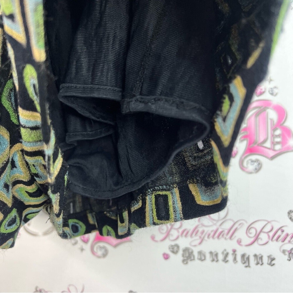 Clientele skort shorts skirt vintage groovy pattern Geometric Patterned Shorts - Picture 7 of 16